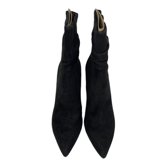 Marc Fisher Rayya Pointed Toe Slouch Bootie Black Suede Size 8 NWT $209 MSRP - Picture 5 of 7